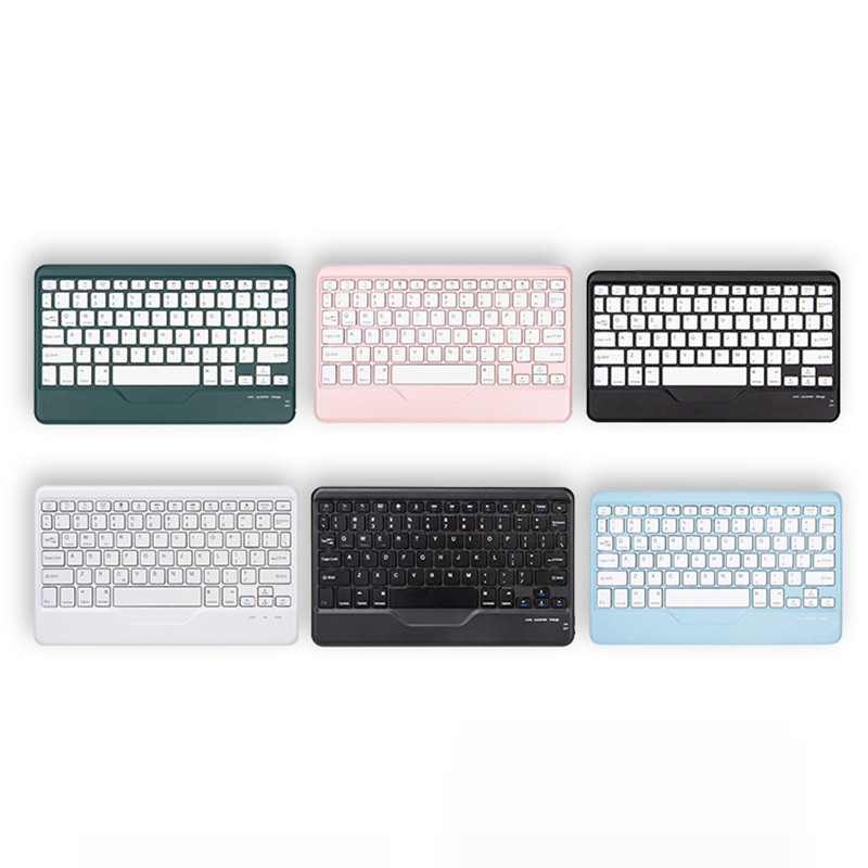 Ασύρματο πληκτρολόγιο 10 ιντσών για iPad 10 2022 Air 5 Pro 11 Phone Laptop Tablet Μαγνητικό Ρωσικό Ισπανικό Πληκτρολόγιο για Huawei Xiaomi