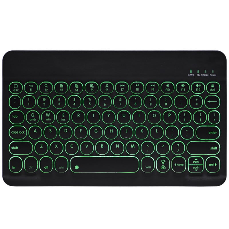 Tablet Bežična tipkovnica 7 LED pozadinsko osvjetljenje 10 inčna tipkovnica Punjive tipkovnice za IOS Windows Android tipkovnica ruski španjolski