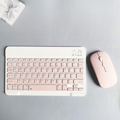 10-tolline juhtmeta klaviatuur iPad Pro 11 Air jaoks 5 4 3 5. 6. 8. Laetav hiirega klaviatuur Xiaomi Huawei Samsung jaoks