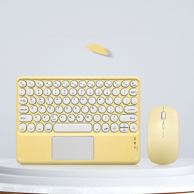 Tipkovnica za tablet s podlogom za praćenje Korejska/španjolska/ruska bežična punjiva tipkovnica Bluetooth-kompatibilne magnetske tipkovnice