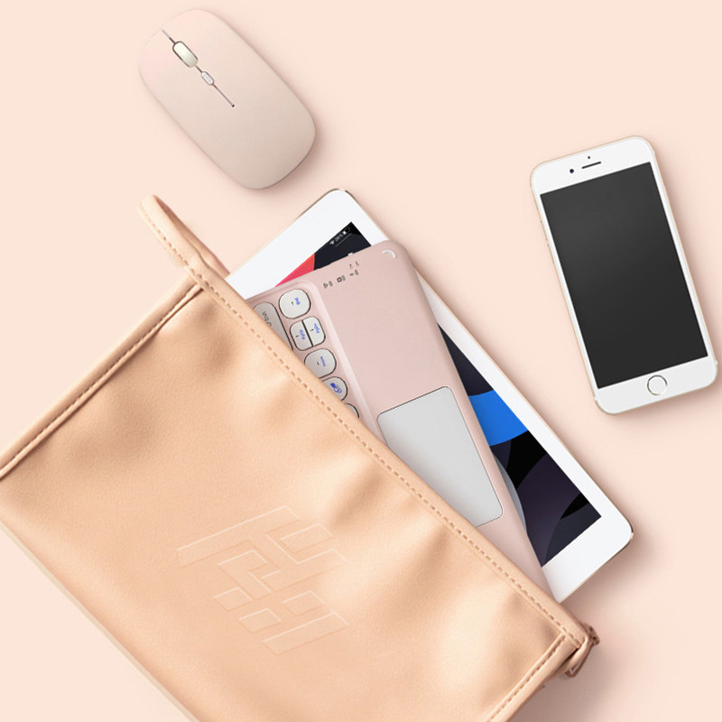 Tipkovnica za tablet s podlogom za praćenje Korejska/španjolska/ruska bežična punjiva tipkovnica Bluetooth-kompatibilne magnetske tipkovnice