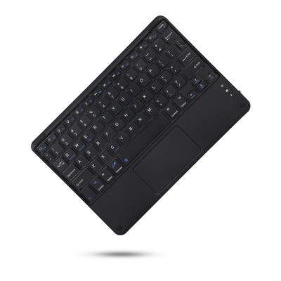 Tastatură fără fir Touchpad Telefon Tablet PC Mouse cu tastatură magnetică reîncărcabilă ultra subțire pentru iPad Air pentru Huawei Samsung