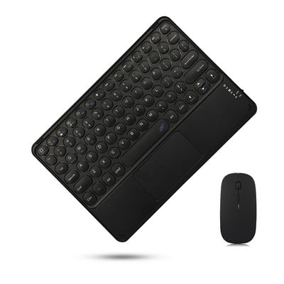 10 collu bezvadu tālruņa planšetdatora tastatūra un skārienpaliktnis iPad Air 4 Pro 11 ar Bluetooth saderīga pele Huawei Matepad tastatūrai