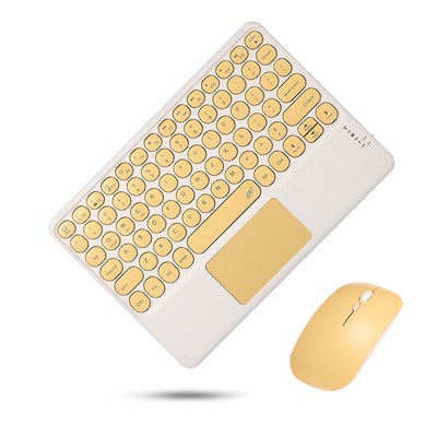 10 collu bezvadu tālruņa planšetdatora tastatūra un skārienpaliktnis iPad Air 4 Pro 11 ar Bluetooth saderīga pele Huawei Matepad tastatūrai