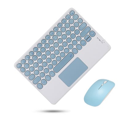 10 collu bezvadu tālruņa planšetdatora tastatūra un skārienpaliktnis iPad Air 4 Pro 11 ar Bluetooth saderīga pele Huawei Matepad tastatūrai