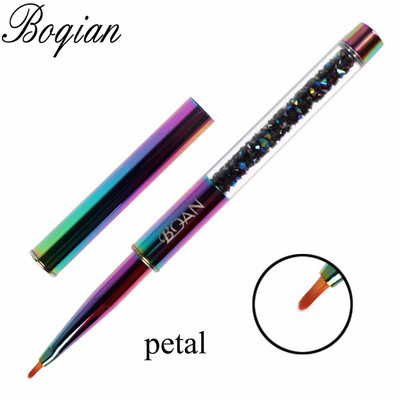 BQAN 1 τεμ. Rainbow Nail Brush Gel Brush Manicure Ακρυλικό UV Gel Επέκταση στυλό για βερνίκι νυχιών Εργαλεία βαφής με πινέλο σχεδίασης