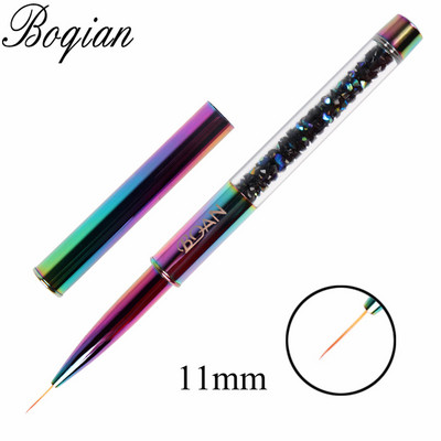 BQAN 1 τεμ. Rainbow Nail Brush Gel Brush Manicure Ακρυλικό UV Gel Επέκταση στυλό για βερνίκι νυχιών Εργαλεία βαφής με πινέλο σχεδίασης