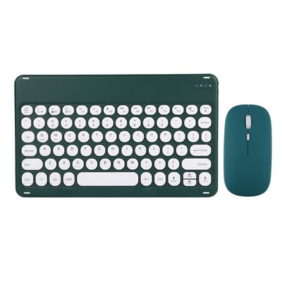 Nabíjateľná klávesnica s myšou zadarmo pre tablet, notebook, touchpad, klávesnica pre iPad Pro/Samsung, bezdrôtová klávesnica, španielčina, ruština