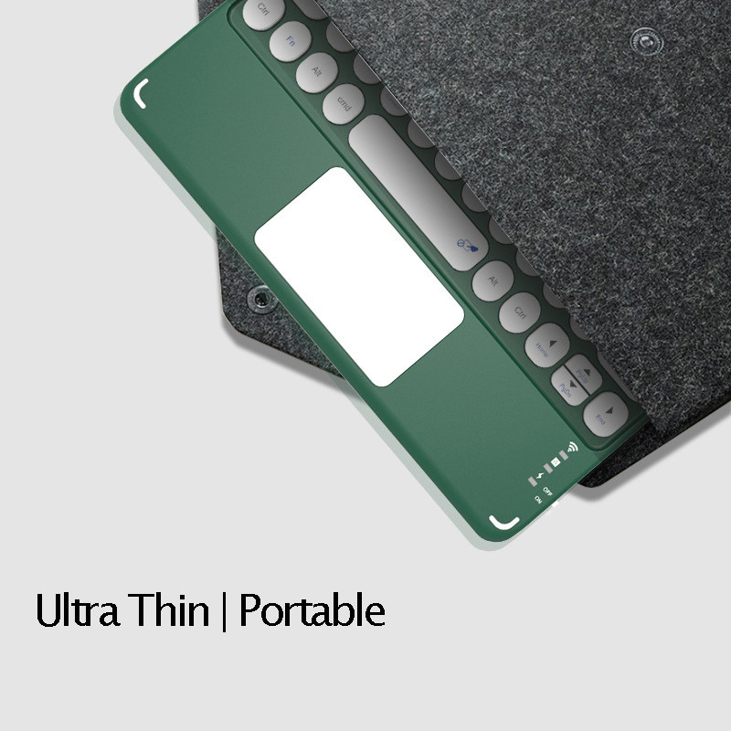 Nabíjateľná klávesnica s myšou zadarmo pre tablet, notebook, touchpad, klávesnica pre iPad Pro/Samsung, bezdrôtová klávesnica, španielčina, ruština