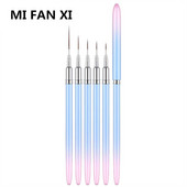 Rózsaszín körömbélés ecsetek gél körömdíszítő ecset körömlakk festő ecset Nail Art Design ecset toll készlet rajzoló toll zseléhez