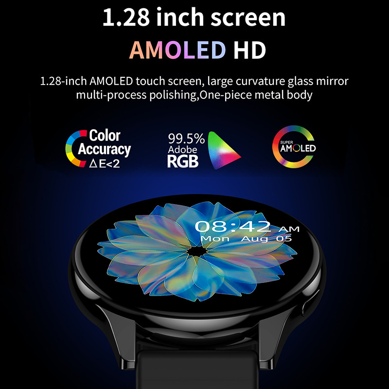 2022-es okosóra kerek női vízálló okosóra férfi női fitneszmérő vérnyomásmérő Android IOS intelligens órához