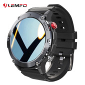 Smart Watch Men Bluetooth Call Smartwatch 2022 IP68 Waterproof Health Monitor 360 HD 15 Days Standby Watch For Men LF26 Max