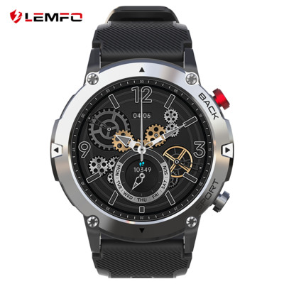Smart Watch Men Bluetooth Call Smartwatch 2022 IP68 Waterproof Health Monitor 360 HD 15 Days Standby Watch For Men LF26 Max