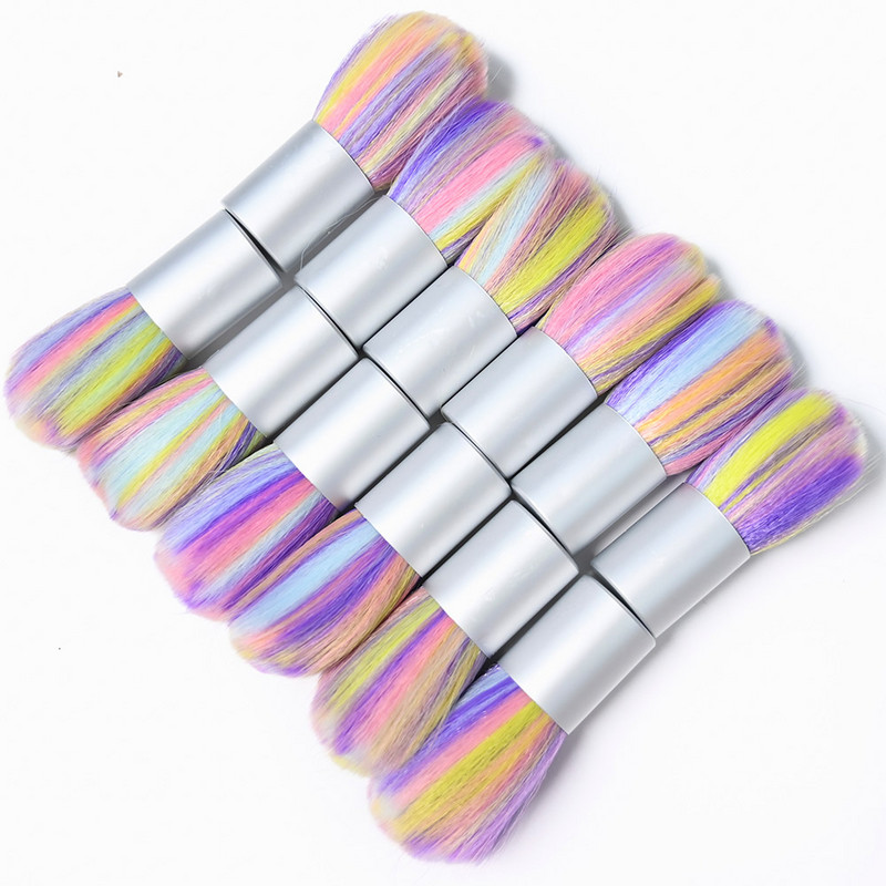 1 db puha körömtisztító gomba kefe, puha poreltávolító por mini smink ecset akril UV gél köröm manikűr körömdíszítő eszközök #RT