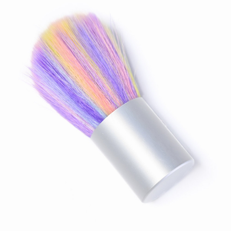 1 db puha körömtisztító gomba kefe, puha poreltávolító por mini smink ecset akril UV gél köröm manikűr körömdíszítő eszközök #RT