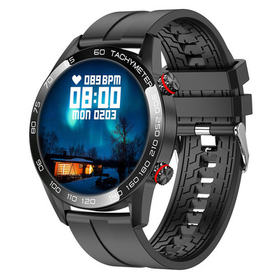 Τελευταίο AMOLED Smart Watch Men 2023 Νέο Bluetooth Call Αθλητικό βραχιόλι θερμοκρασίας σώματος Αδιάβροχο ανδρικό SmartWatch για IOS Android