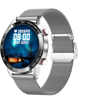 Τελευταίο AMOLED Smart Watch Men 2023 Νέο Bluetooth Call Αθλητικό βραχιόλι θερμοκρασίας σώματος Αδιάβροχο ανδρικό SmartWatch για IOS Android