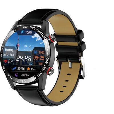Τελευταίο AMOLED Smart Watch Men 2023 Νέο Bluetooth Call Αθλητικό βραχιόλι θερμοκρασίας σώματος Αδιάβροχο ανδρικό SmartWatch για IOS Android