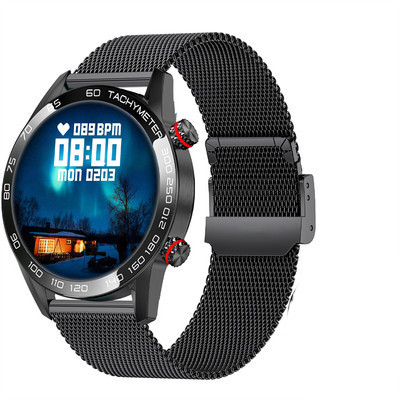 Τελευταίο AMOLED Smart Watch Men 2023 Νέο Bluetooth Call Αθλητικό βραχιόλι θερμοκρασίας σώματος Αδιάβροχο ανδρικό SmartWatch για IOS Android