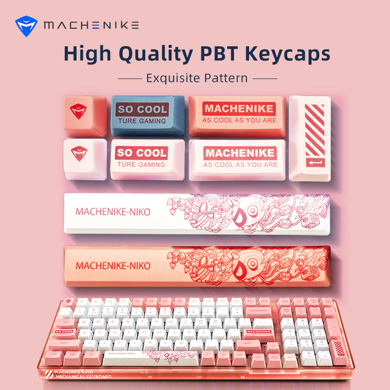 Machenike K600 Mehanička tipkovnica 100 tipki Gaming tipkovnica Hot Swappable Kailh BOX Switch RGB Bluetooth bežična tipkovnica