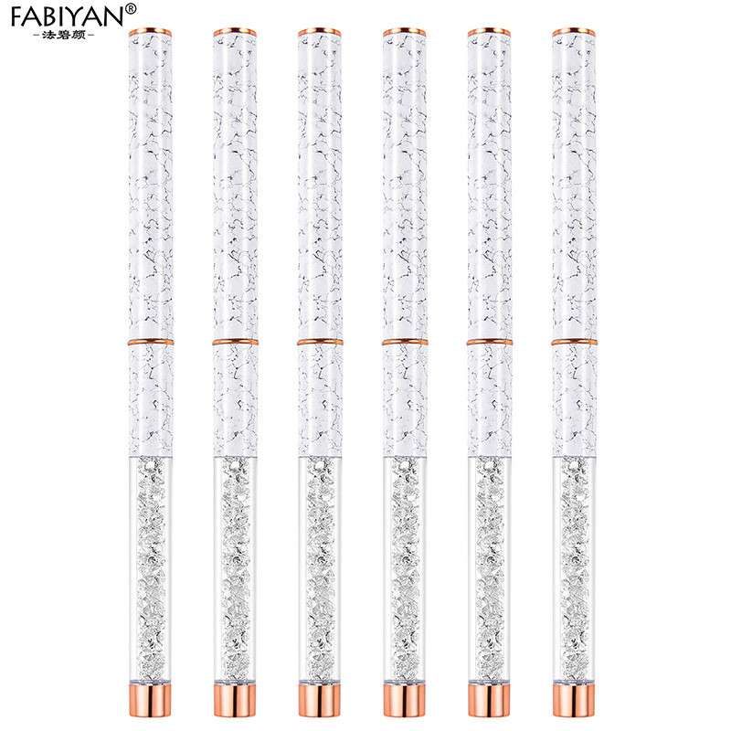 Marbling Nail Art French Lines Stripes Liner Festés Rajz Virág UV Gél Hosszabbító Toll
