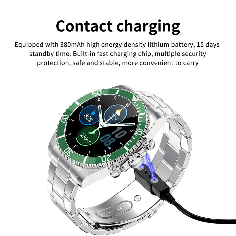 AW12 Smart Watch Férfi Bluetooth Hívásüzenet Kijelző Egyéni tárcsa pulzusszám Vérnyomás Sport LED Noctilucent Smartwatch AW13