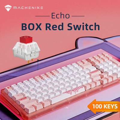 Tastatură mecanică fără fir Machenike K600, 100 de taste, 2/3 mod Bluetooth, tastatură RGB cu fir pentru jocuri cu fir, permută la cald, pentru PC, laptop