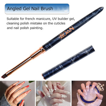 BQAN 3PCS Gel Brush Nail Art Liner Brushes Gel Nail Brush Gel Βερνίκι νυχιών Painting Brush Nail Art Design Πινέλο Σετ στυλό Σχέδιο