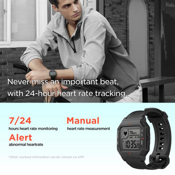 Цифров часовник Amazfit Neo 1,2-инчов STN дисплей BLE 5.0 3ATM Водоустойчив 160MAH Дълъг живот на батерията Bluetooth 5.0 за Android IOS