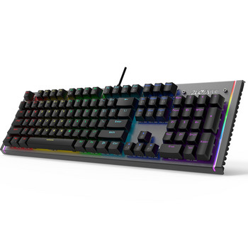 X61 механична клавиатура за игри Английски/Руски ключ Anti-ghosting RGB/mix USB Геймър с кабел CS LOL лаптоп компютър