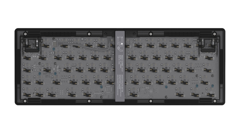 METOO GAS67 Komplet mehaničke tipkovnice Žičana tip-C RGB Struktura brtvila koja se može zamijeniti bez prekida Za profesionalne igrače