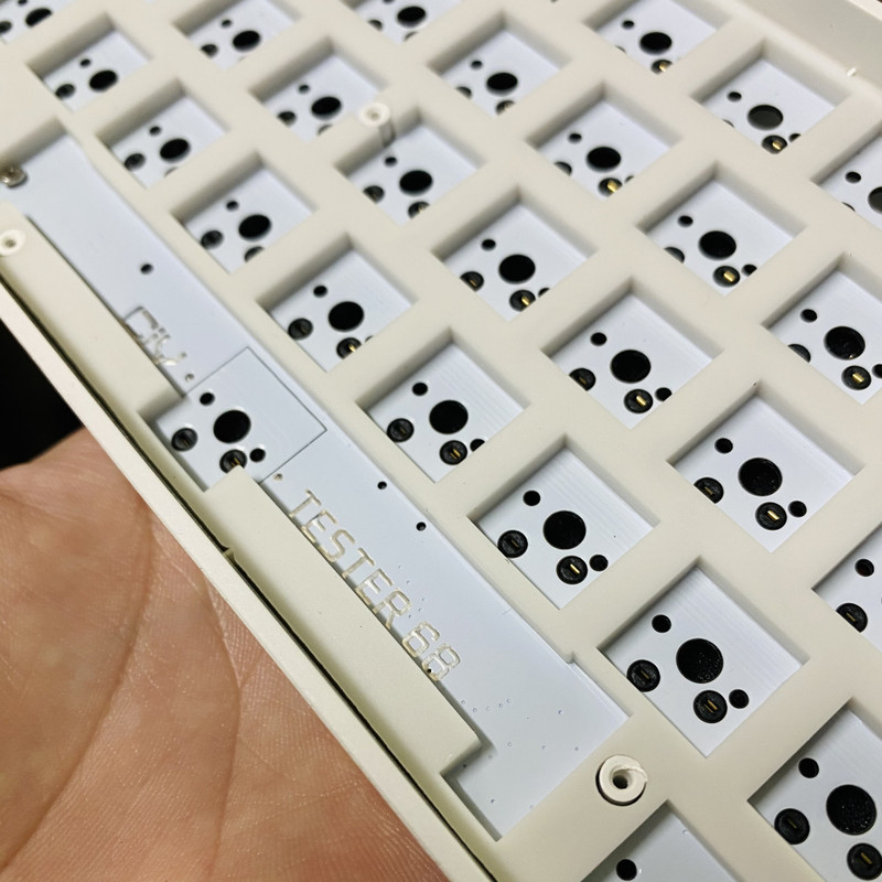 Kit DIY tastatură mecanică METOO Hot Swap TESTER TWO Mode Bluetooth 2,4 Ghz Mute Bumbac Compatibil Cherry MX 3/5 Pini Comutatoare