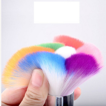 Καθαρισμός βούρτσας νυχιών Remove Dust Powder Nail Art Dust Clean Brush Εργαλεία μανικιούρ Βούρτσα νυχιών λαβής