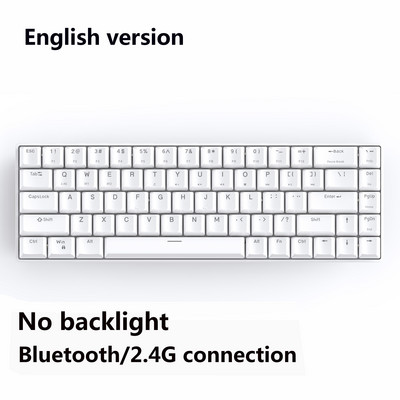 Metoo Bluetooth mechanikus billentyűzet táblagéphez iPad telefon Vezeték nélküli 2.4G 3 üzemmódú billentyűzet RGB háttérvilágítás USB vezetékes Teclado