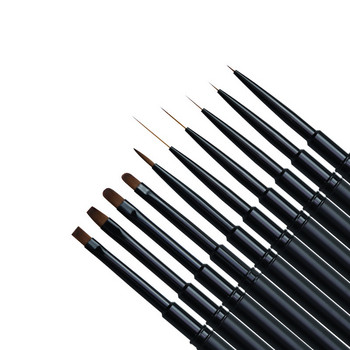 10 Style Nail Art Brush Pen Pointing Drawing Line Builder Design Βερνίκι νυχιών UV Gel Συμβουλές Διακόσμηση Μανικιούρ