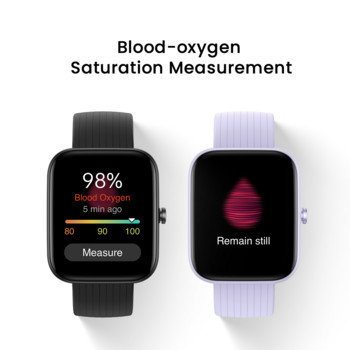 Нов смарт часовник Amazfit BIP 3 Измерване на насищането с кислород в кръвта 60 спортни режима Смарт часовник за Android за iOS