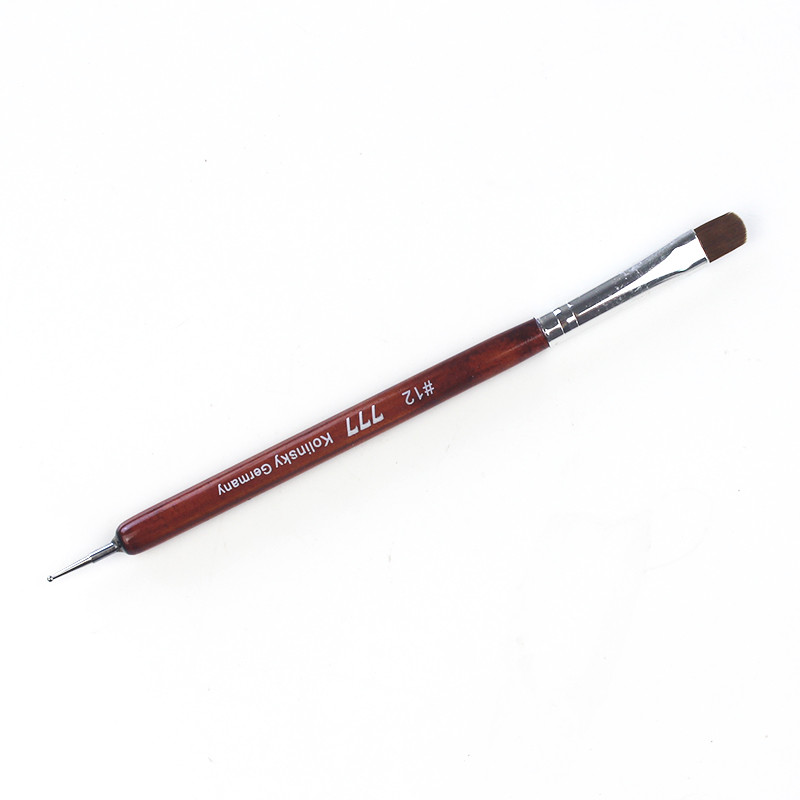 Nagų dailės įrankiai šepetėlis Pendientes dizaineris Pincel De Unha Nails Color UV Bulider Gel Lakas Pen Dotting Pinceis Unghie Pinceau
