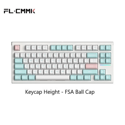 FL ESPORTS FL750 upravljački program za konfiguraciju mehaničke tipkovnice s tri načina rada i 83 tipke s mogućnošću izmjene RGB svjetlosnih efekata