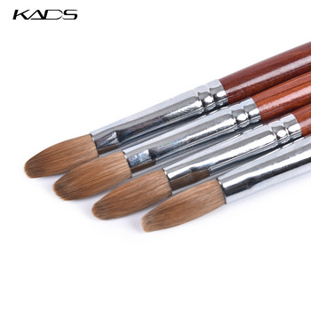 New Arrival Acrylic Nail Art Brush Poly Builder Nail Brush Red Wood Handle Pen Professional Brush Manicure Kolinsky Sable Pen