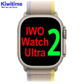KIWITIME IWO Watch Ultra 2 Smartwatch 49mm Titanium Case Series 8 Sports Fitness Bracelet 2023 Smart Watch for Men Women Android