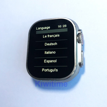 KIWITIME IWO Watch Ultra 2 Smartwatch 49mm Titanium Case Series 8 Sports Fitness Bracelet 2023 Smart Watch for Men Women Android