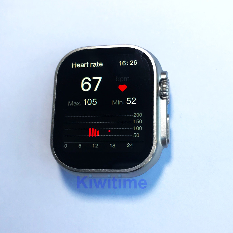 KIWITIME IWO Watch Ultra 2 Smartwatch 49mm Titanium Case Series 8 Sports Fitness Bracelet 2023 Smart Watch for Men Women Android