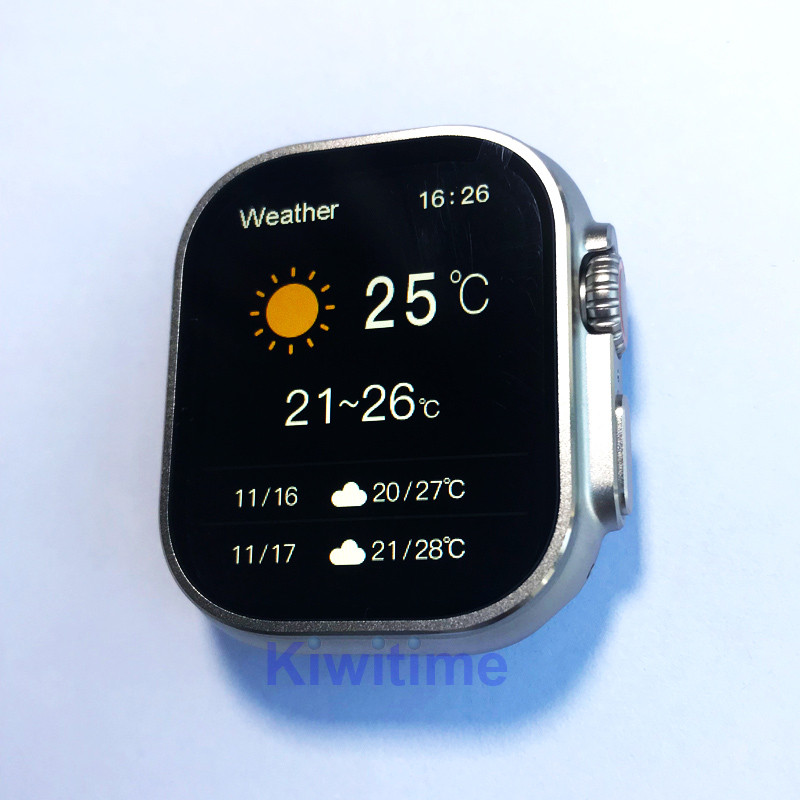 KIWITIME IWO Watch Ultra 2 Smartwatch 49mm Titanium Case Series 8 Sports Fitness Bracelet 2023 Smart Watch for Men Women Android