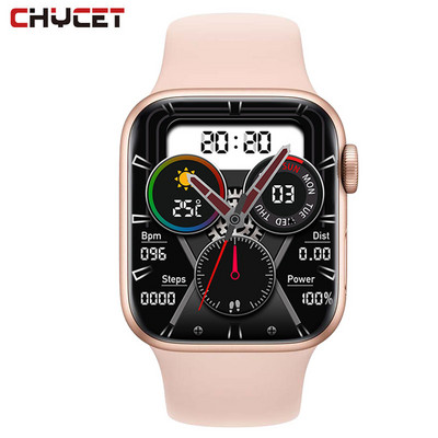 Έξυπνο ρολόι CHYCET 2,0 ιντσών ανδρικό NFC 2022 Calling Smartwatch Γυναικεία Αθλητική Ασύρματη φόρτιση Παίξτε Μουσική Γνήσια ρολόγια IWO + κουτί