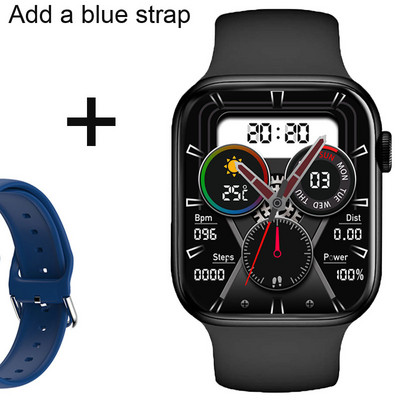Έξυπνο ρολόι CHYCET 2,0 ιντσών ανδρικό NFC 2022 Calling Smartwatch Γυναικεία Αθλητική Ασύρματη φόρτιση Παίξτε Μουσική Γνήσια ρολόγια IWO + κουτί
