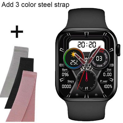 Έξυπνο ρολόι CHYCET 2,0 ιντσών ανδρικό NFC 2022 Calling Smartwatch Γυναικεία Αθλητική Ασύρματη φόρτιση Παίξτε Μουσική Γνήσια ρολόγια IWO + κουτί