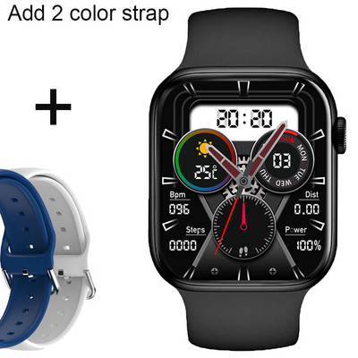 Έξυπνο ρολόι CHYCET 2,0 ιντσών ανδρικό NFC 2022 Calling Smartwatch Γυναικεία Αθλητική Ασύρματη φόρτιση Παίξτε Μουσική Γνήσια ρολόγια IWO + κουτί