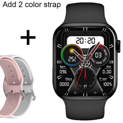 Έξυπνο ρολόι CHYCET 2,0 ιντσών ανδρικό NFC 2022 Calling Smartwatch Γυναικεία Αθλητική Ασύρματη φόρτιση Παίξτε Μουσική Γνήσια ρολόγια IWO + κουτί