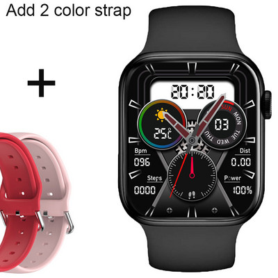 Έξυπνο ρολόι CHYCET 2,0 ιντσών ανδρικό NFC 2022 Calling Smartwatch Γυναικεία Αθλητική Ασύρματη φόρτιση Παίξτε Μουσική Γνήσια ρολόγια IWO + κουτί
