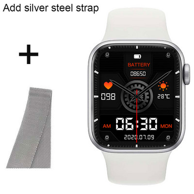 Έξυπνο ρολόι CHYCET 2,0 ιντσών ανδρικό NFC 2022 Calling Smartwatch Γυναικεία Αθλητική Ασύρματη φόρτιση Παίξτε Μουσική Γνήσια ρολόγια IWO + κουτί